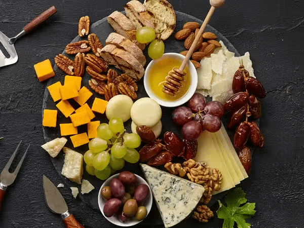 Catering de Lisi classic wedding menu with appetizers and canapés